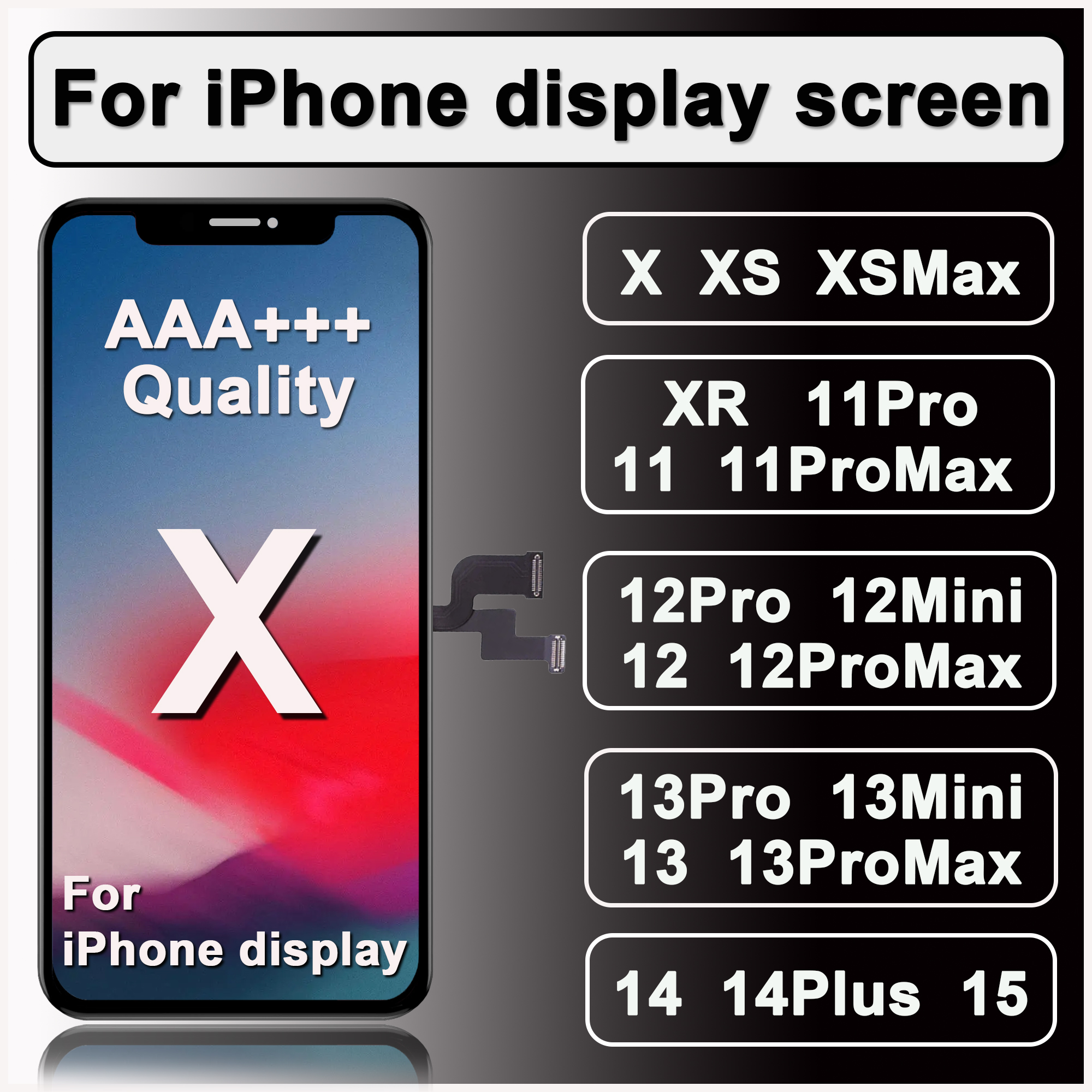 OLED iphone × XR XS 最大 lcd Incell iphone 11 12 13 プロマックス 13 ミニ 14 プラス 15 OLED 表示画面デジタイザアセンブリ
