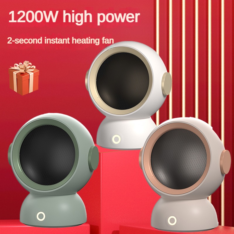 JKUOO 1200 ワットミニ電気ヒーター壁掛け熱風送風機リモコン家庭用暖房ファン寝室浴室用