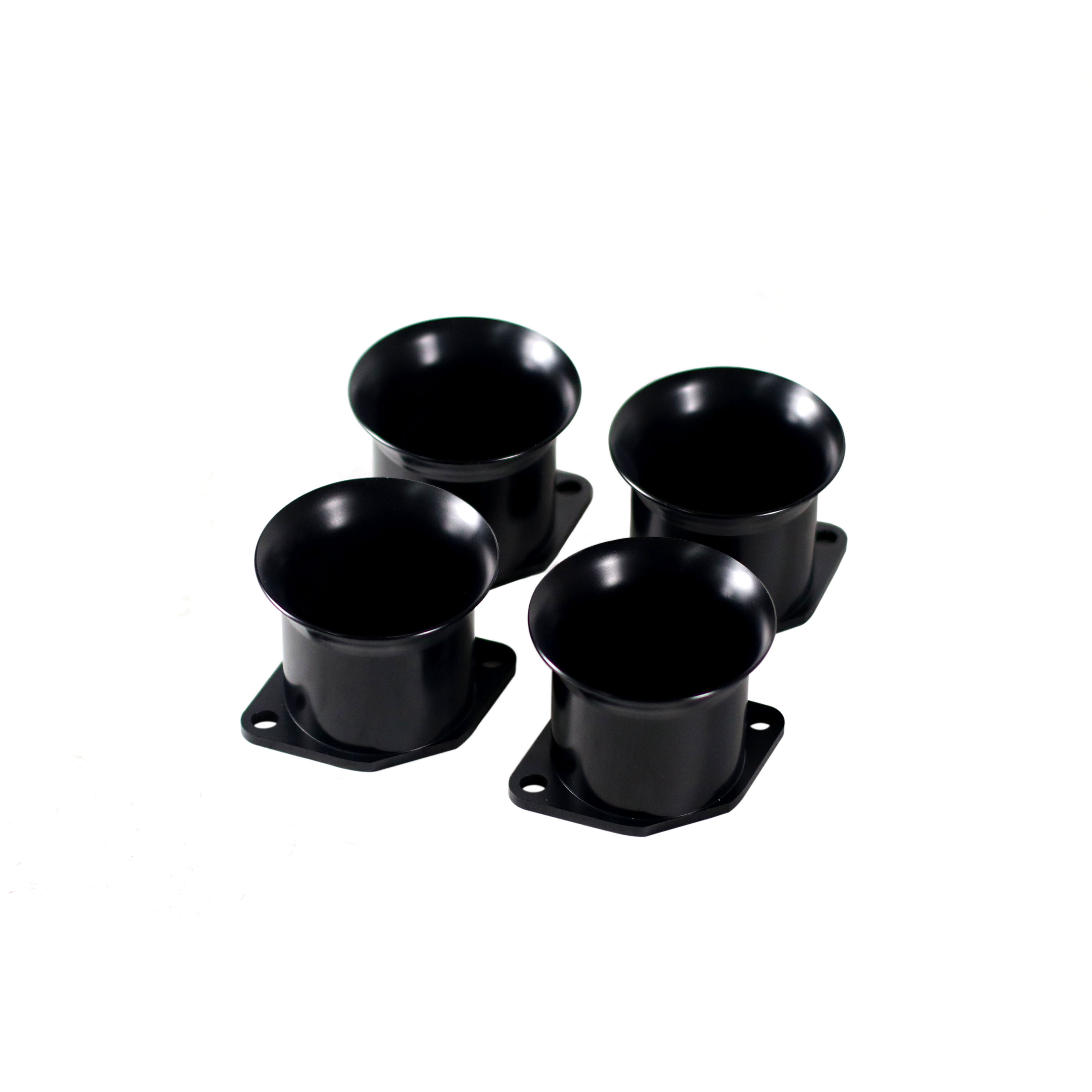 SherryBerg 4pcs 48MM Inner Dia. DCOE IDF IDA Throttle Body Carb Carburetor Air Horns Stacks for Weber/EMPI/FAJS/Dellorto/Solex