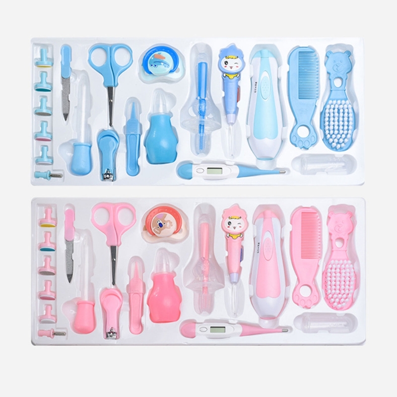 便利で実用的な 20 個のベビーケアセット 新生児ヘルスケアキット グルーミング用品 ヘアブラシ 新しい親のため