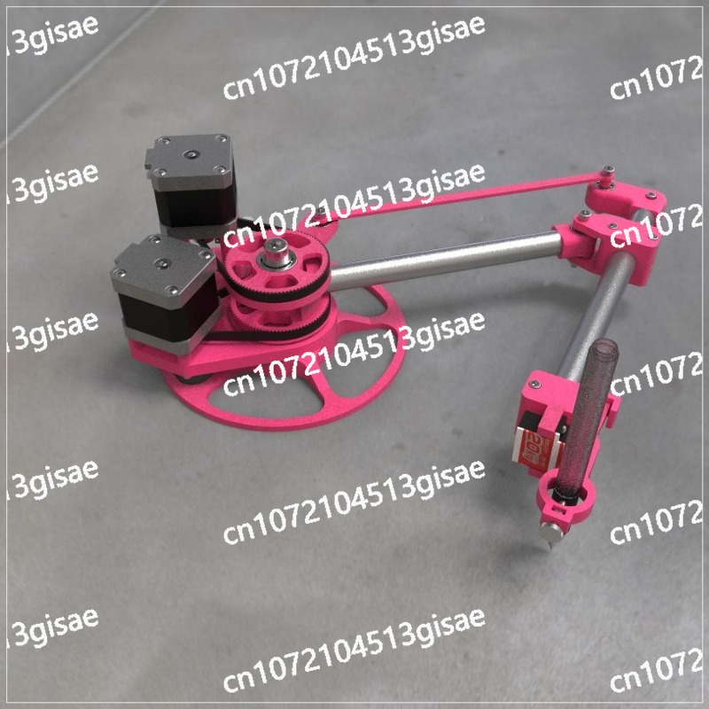 アクセサリーバッグ、ドローボット簡易バージョン小型ポータブル筆記ロボットアーム、自己組み立て式