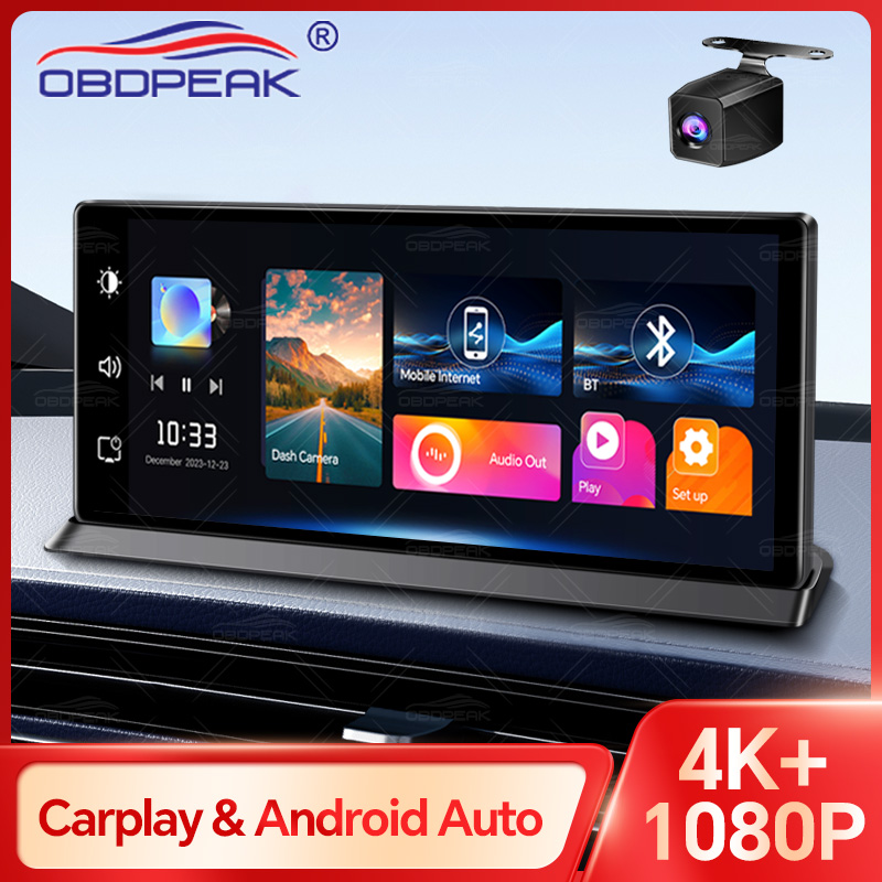 K2 Pro 11.3 "車 DVR 4K カメラワイヤレス Carplay Android 自動 Ai スクリーンダッシュカムデュアル Len ビデオレコーダー GPS ナビゲーションダッシュボード