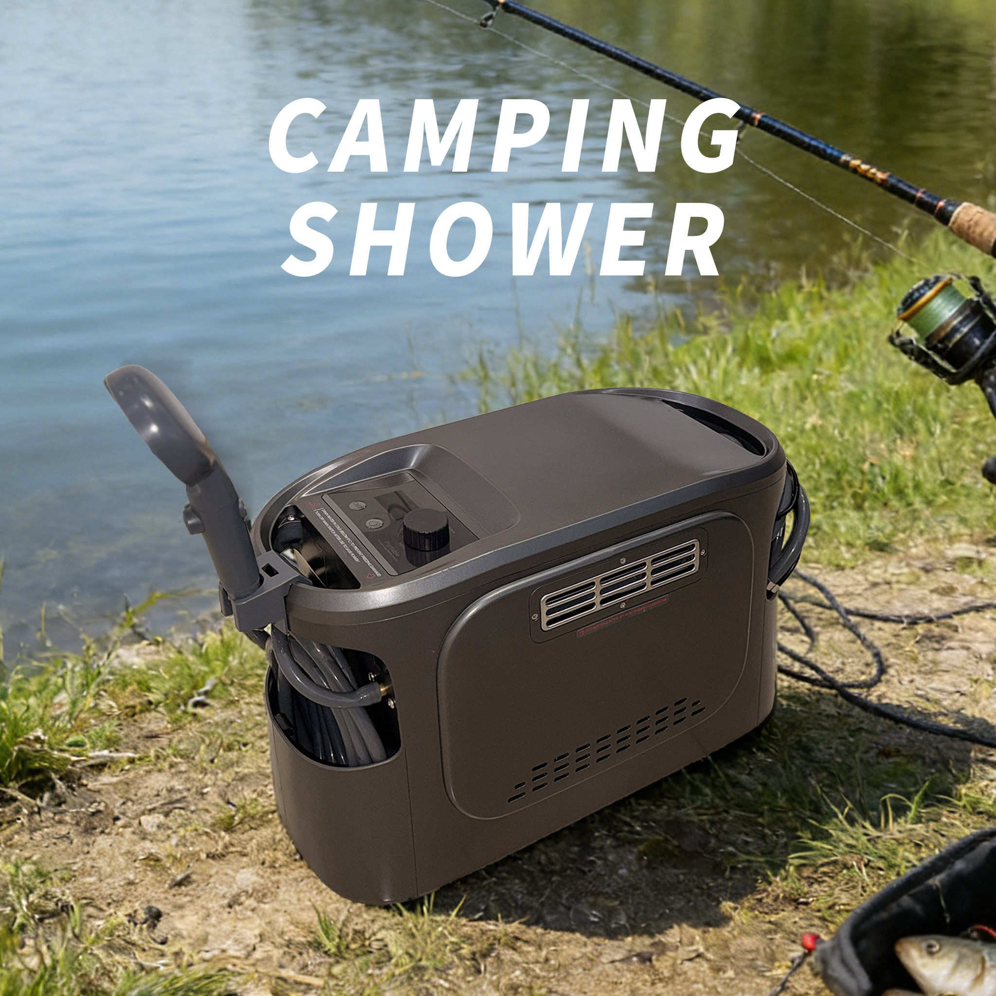 ポータブル 3L プロパン給湯器 環境に優しい タンクレス キャンプ/RV 用インスタントシャワー 再利用可能 緊急機能