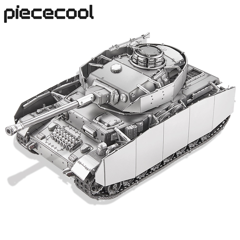 Piececool 3D メタルモデルキット 大人の頭の体操 1:48 IV 戦車 H 3D パズルクリエイティブおもちゃジグソー DIY セット誕生日ギフト
