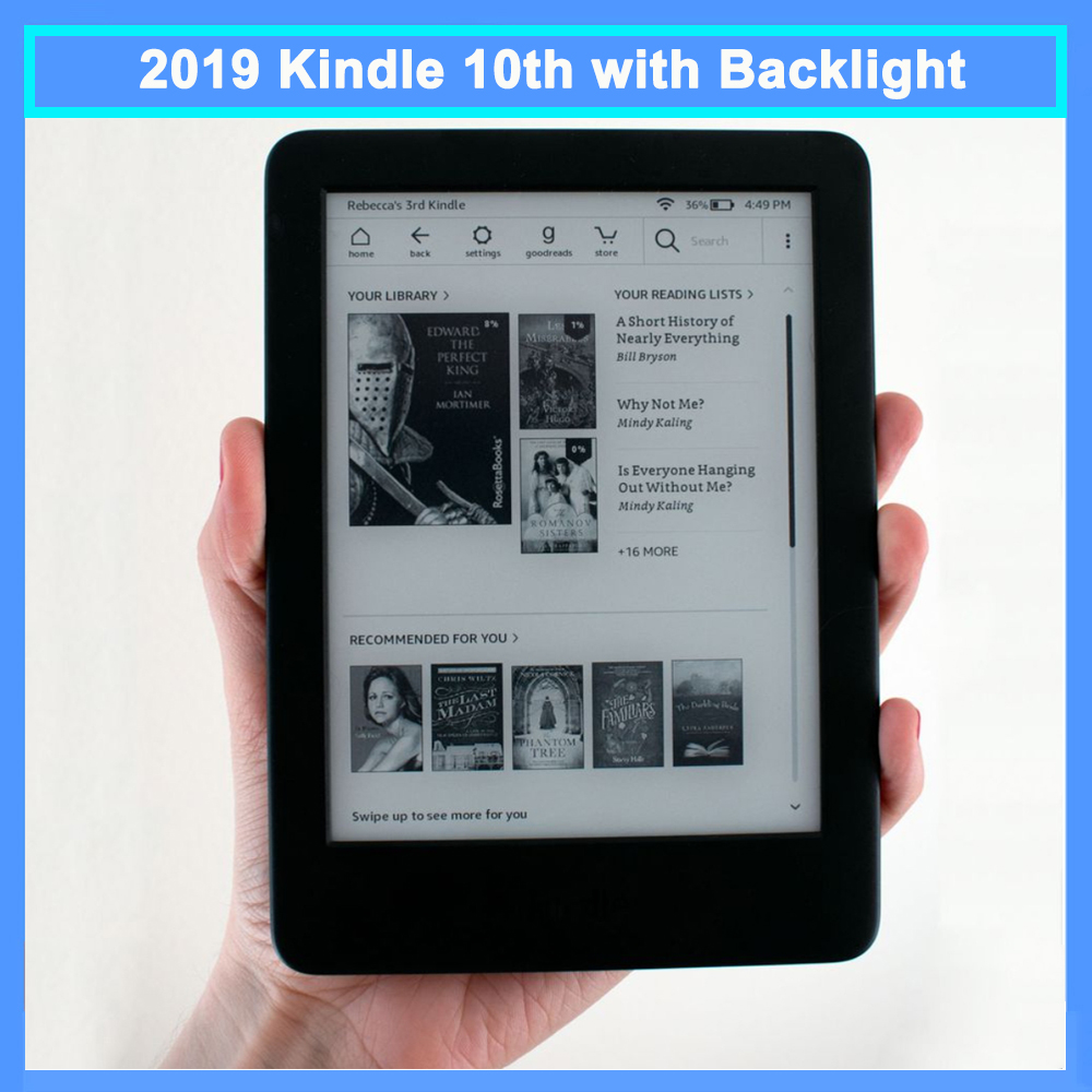 オリジナル中古 Kindle 2019 Kindle 第 10 世代電子書籍リーダー バックライト付き 167ppi Kindle 10th Ereader 調整可能な明るさ