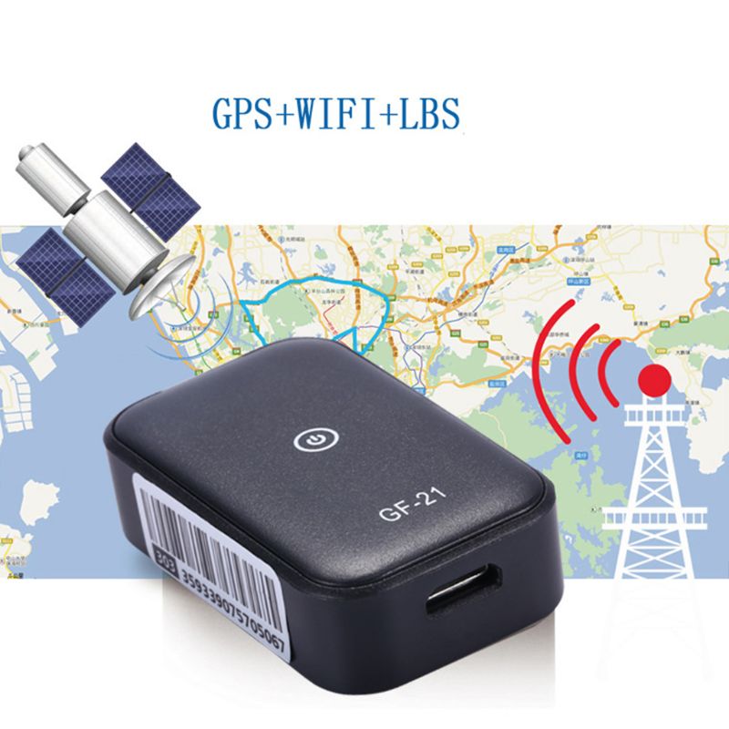 ミニ GPS カートラッカーアプリ紛失防止デバイス音声制御録音ロケーター高解像度マイク WIFI LBS GPS 2G SIM 用