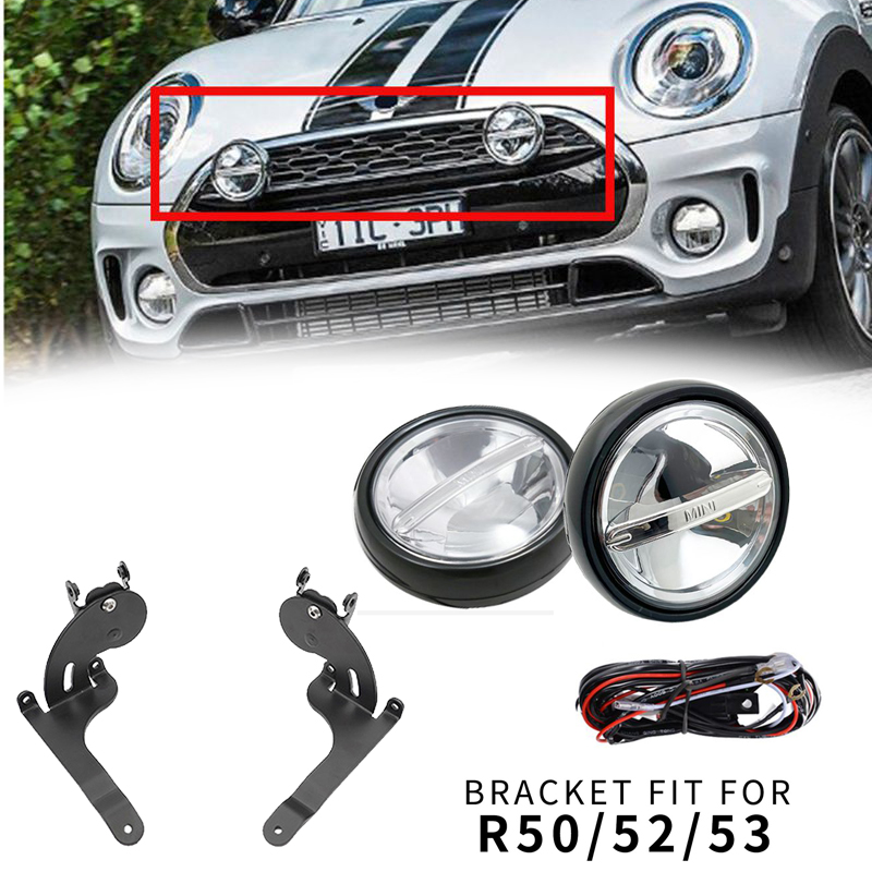 フロントバンパーグリルランプ取付ブラケットサポート BMW ミニ F56/F54/F60/R56/R50/R60