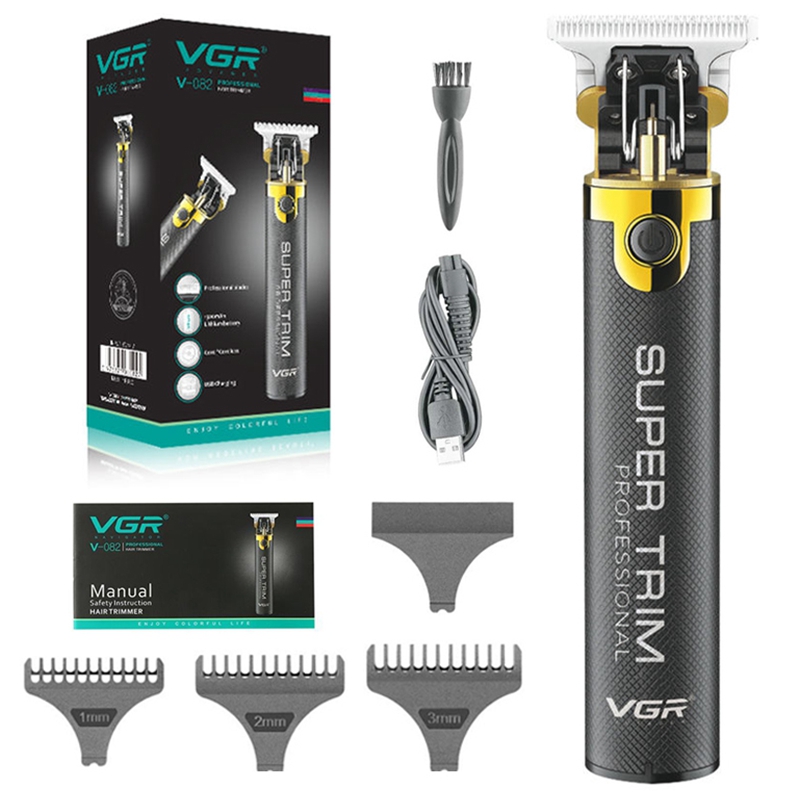 オリジナル VGR プロフェッショナル USB 電気バリカン充電式理髪コードレスバリカン男性散髪機