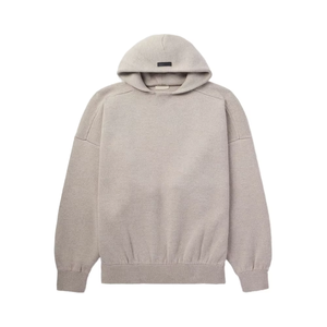 オーダーメイドFNJIAメンズニットパーカー　カジュアルなオーバーサイズドロップショルダーニットパーカー　メンズウェア　ニットセーター