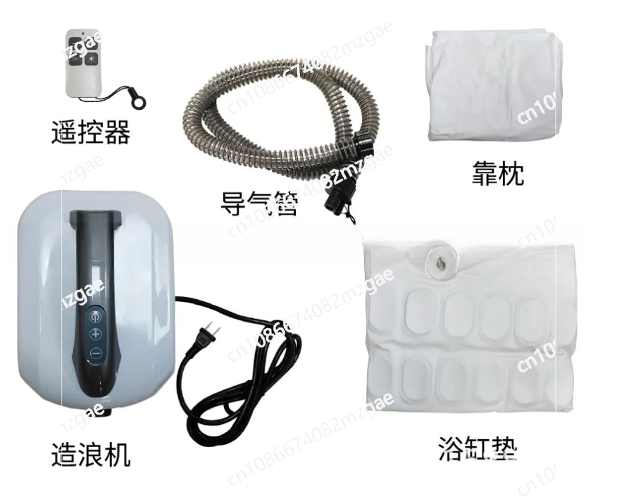 夏用電気浴槽バブルマッサージマット防水滑り止め、ボディスパ気泡バスマッサージリラクゼーション用