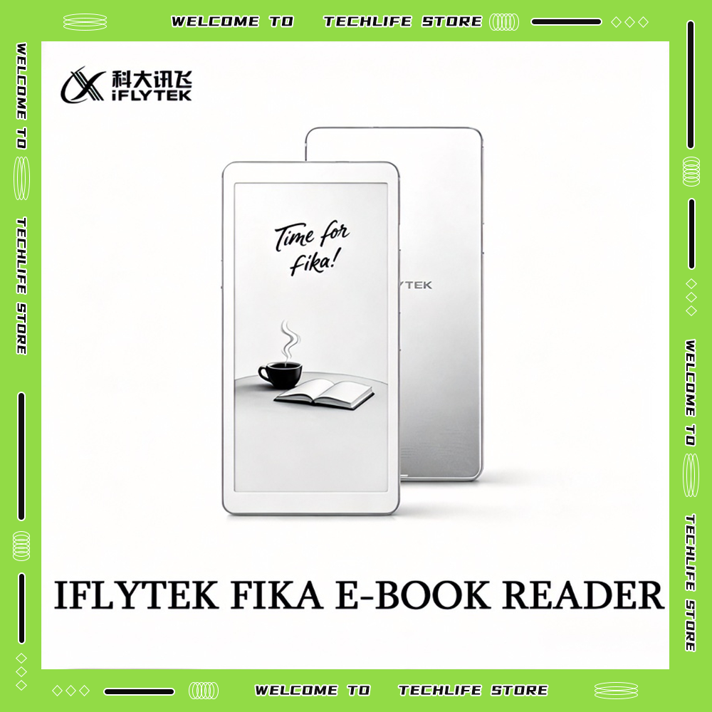 Iflytek Fika E-ink スクリーン電子書籍リーダー 6.13 インチ 300ppi 電子リーダー Android 15.0 6 ギガバイト 128 ギガバイト 824*1648 140 グラム AI アシスタントギフト用