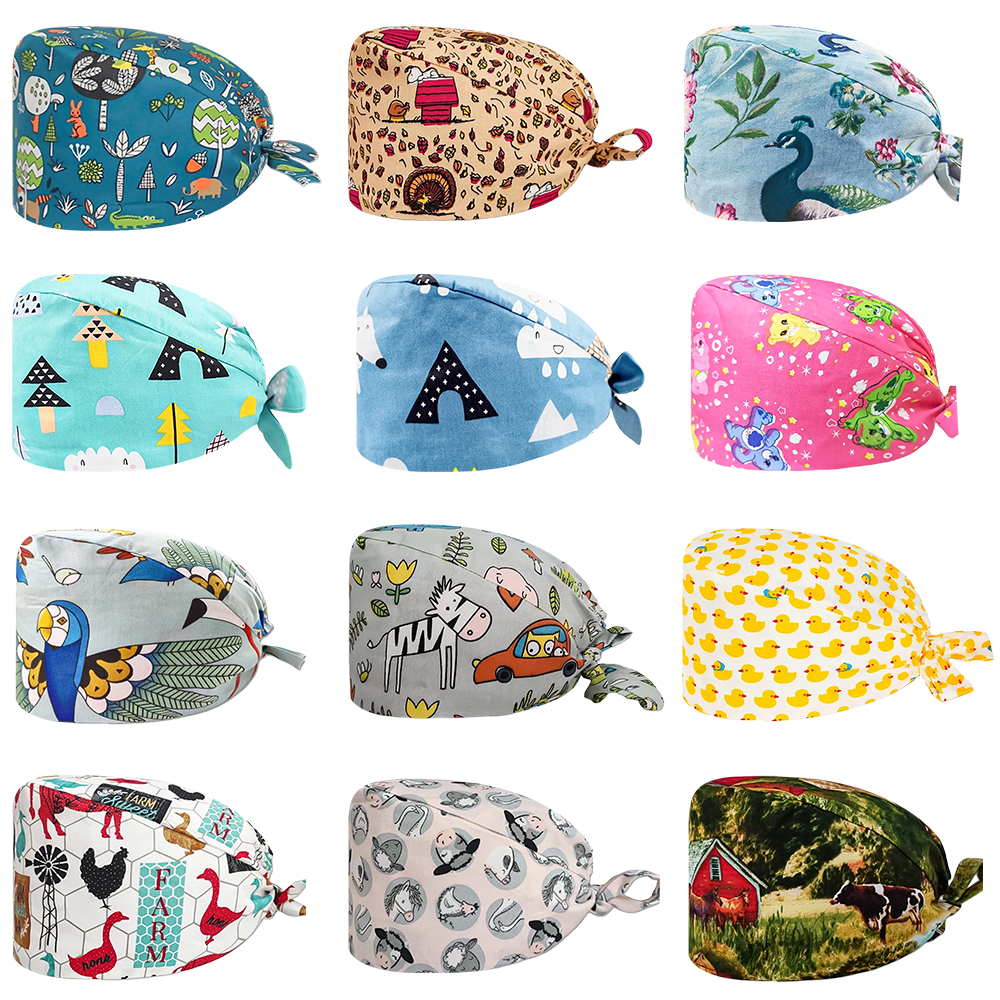 Surgical Cap Woman Caps Dentist Scrub Man Surgery Women's Surgeon Man for Men Winter Hats Nurse Medical Operating Room Summer