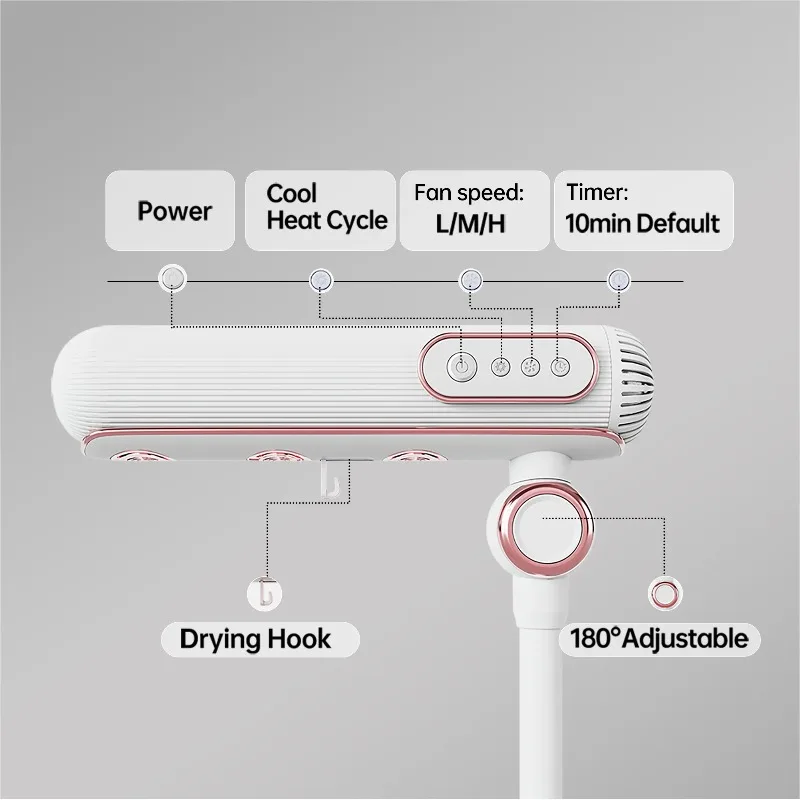 ハンズフリースタンドアップ調整可能な垂直ヘアドライヤーマイナスイオンプロフェッショナルサロン 110,000 RPM 高速スタンディングヘアドライヤー