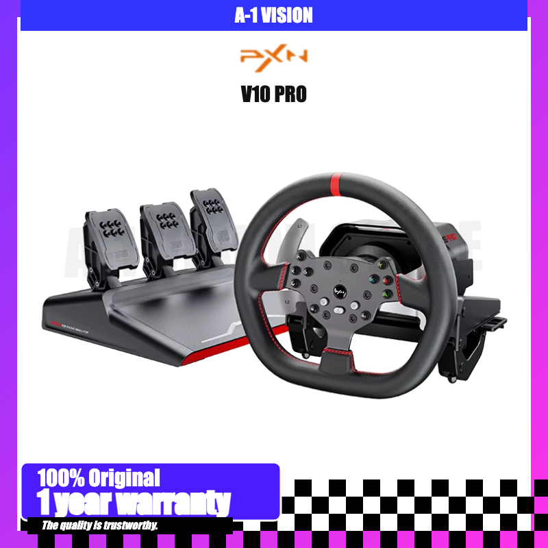 PXN V10 PRO ダイレクトドライブ レーシング シミュレーター ゲーム ステアリング ホイール ユーロ トラック 2 PC/Xbox/PS 用