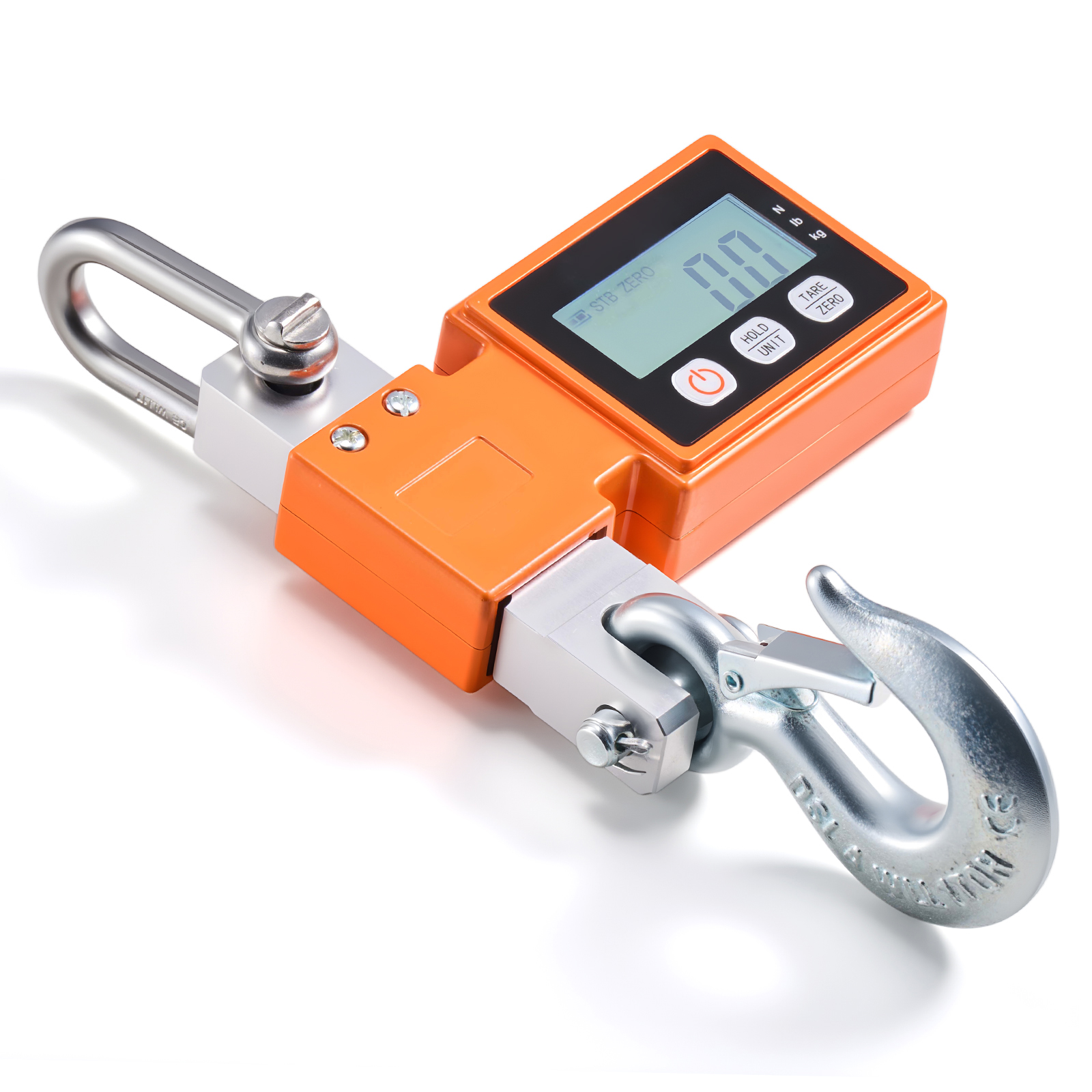 SucceBuy 1100ポンド/500kg デジタルクレーンスケール工業用吊り下げスケール LCDディスプレイ付き 0.2ポンド部門