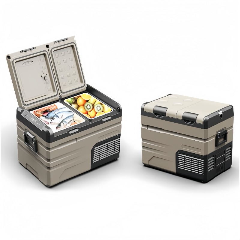 35L 新デザイン 12v 24v 220V ミニ車冷蔵庫屋外冷蔵庫キャンピングカーポータブル RV 冷凍庫
