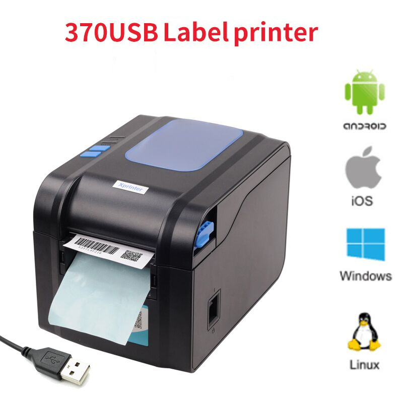 Xprinter 80mm 感熱ラベルプリンター 127mm/s 2,3インチ USBポート Windows/IOS/Android用