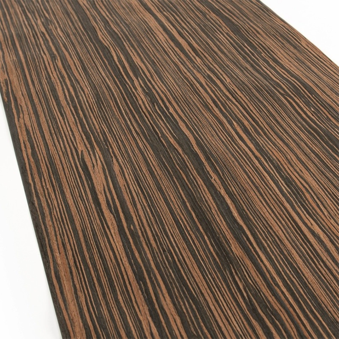 58x250cm マカッサル黒檀加工木材ベニヤシート - 家具修復用の柾目