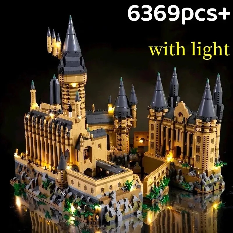 マイクロ粒子マジックキャッスル中世建築建物セット DIY 組立レンガ MOC モデル大人と子供のためのホリデーギフト