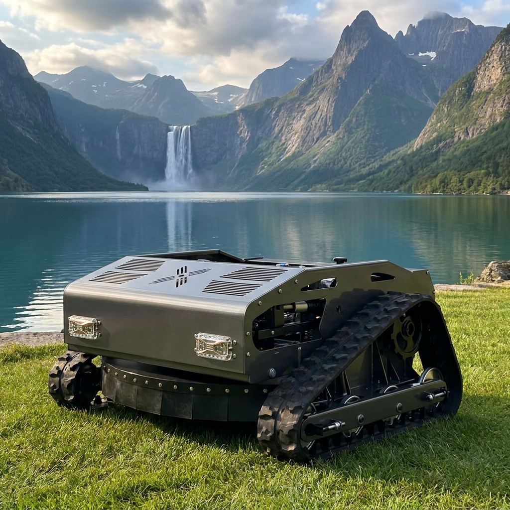 Smart Remote Remote Control Lawn Mower With Snow Plow 48v Robot Lawn Mower Robot Lawn Mower For Hills automatic robot lawn mower