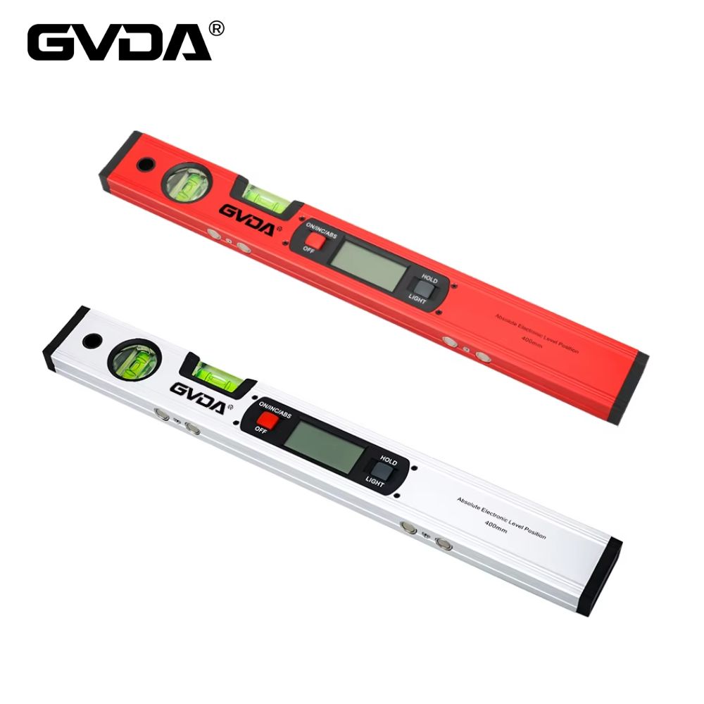 GVDA アルミデジタル磁気レベル分度器角度ファインダー 400 ミリメートル電子傾斜計定規測定レベル傾斜計定規