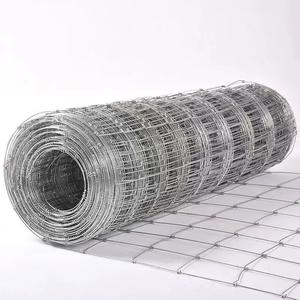 家畜用フェンス 32×330インチ 溶融亜鉛メッキ高張力鋼製溶接チェーンリンク 白い農地用フェンス