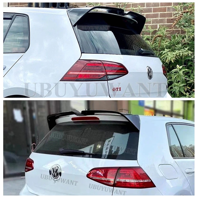 VW ゴルフ MK 7 / MK 7.5 エッティンガースタイルリアブーツルーフスポイラーフォルクスワーゲンゴルフ MK7 7.5 GTI R GTD