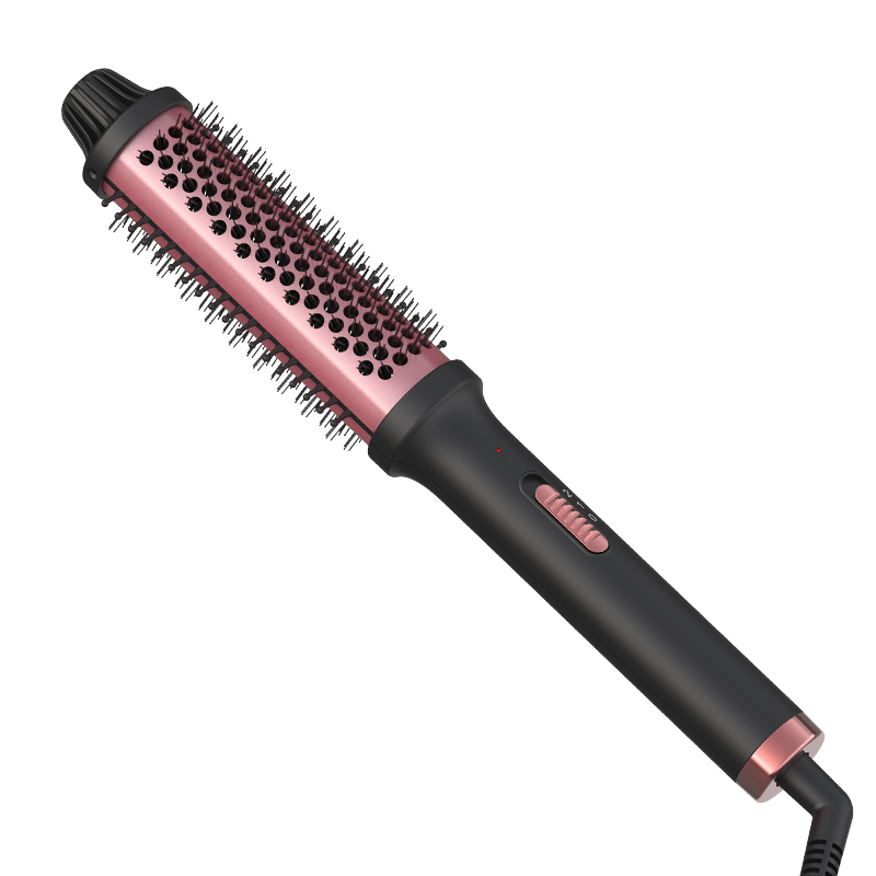LISAPRO カーリング lron ブラシ 2 で 1 電気ヘアコームネガティブ lon ヘアドライヤースタイリング家電ポータブルプロフェッショナルヘアストレイ