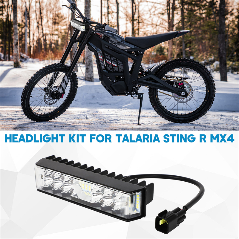 Talaria Sting R MX4 ダートバイクプラグ用 LED ヘッドライトバーアップグレードキット