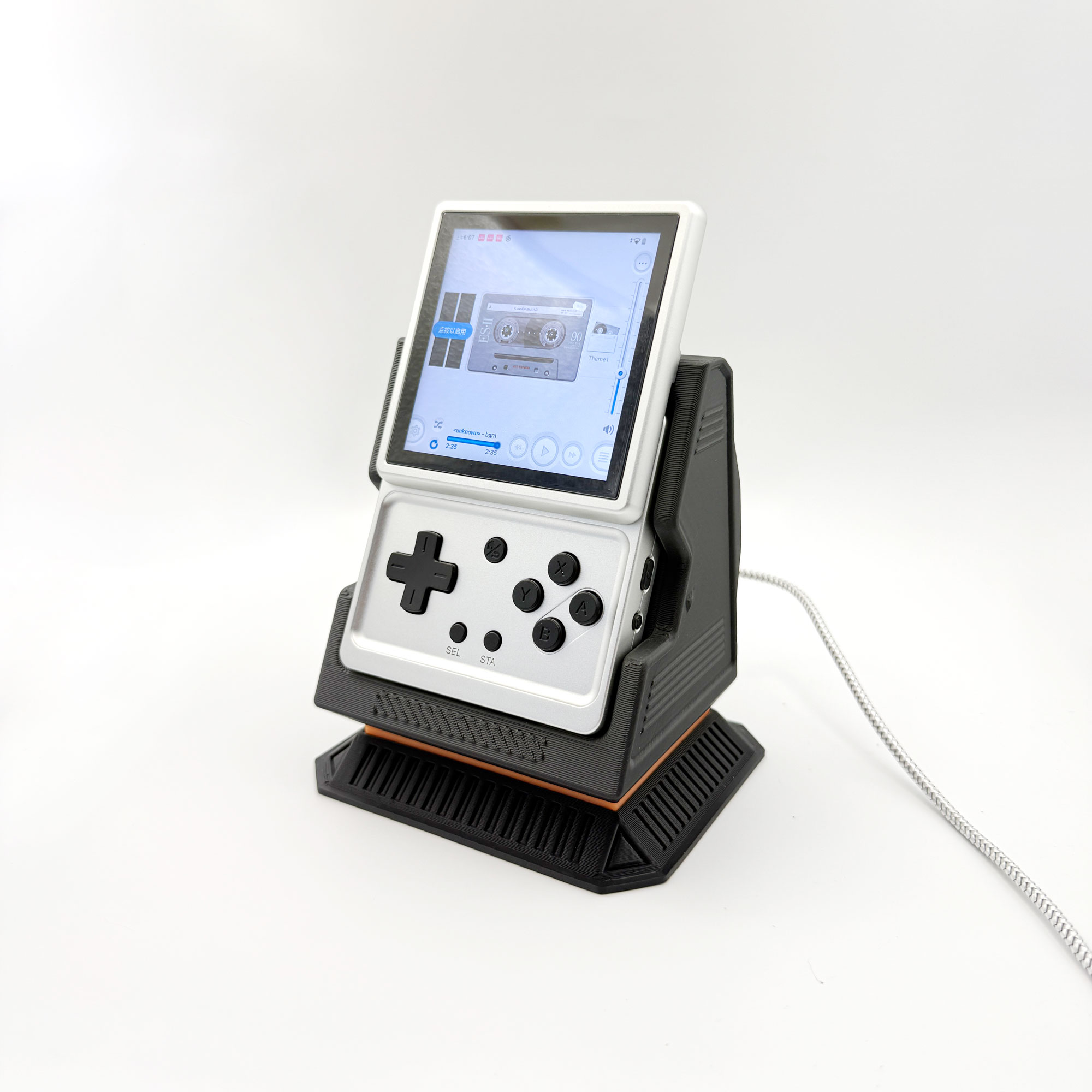 RG 回転ベース磁気充電ドックとディスプレイスタンド 3D プリント実用的なアクセサリー RG 回転ハンドヘルドゲームコンソール用