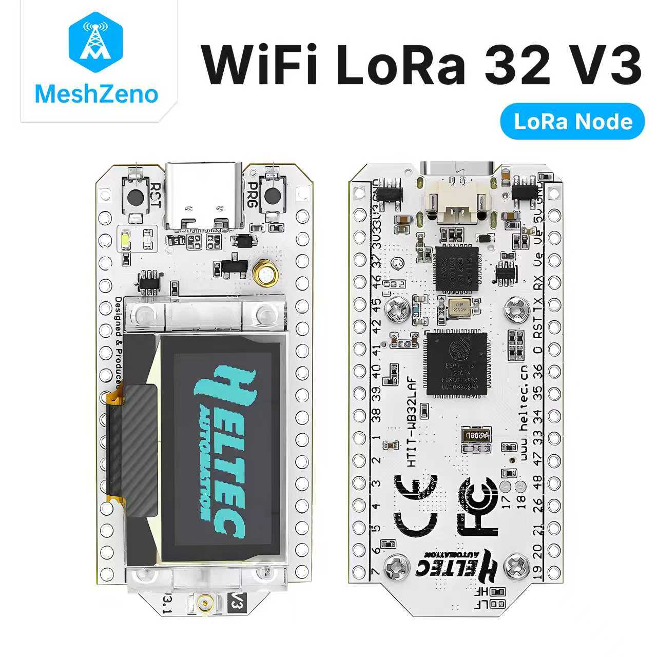 Heltec V3 ESP32-S3 開発ボード Meshtastic 統合 WiFi Bluetooth LoRa SX1262 0.96 インチ OLED ディスプレイ Arduino IoT 用