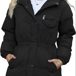 Women's Long Puffer Jacket: Ultra-Lightweight Women's Winter Jacket, Waterproof, Packable, Long Puffer Jacket