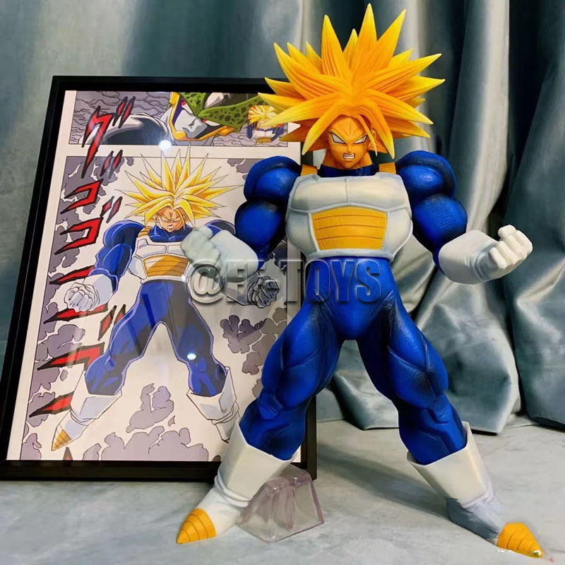 在庫 25 センチメートルアニメドラゴンボール Z 超トランクスアクションフィギュア PVC 超サイヤ人ゴテンクフィギュアコレクション模型玩具子供のためのギフト