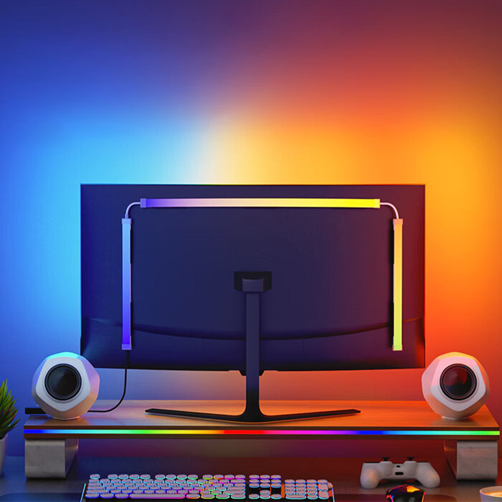 24-34 インチ USB PC LED ストリップライトコンピュータ同期ライトストリップモニター RGB スクリーン LED バックライトゲームルームの雰囲気の装飾