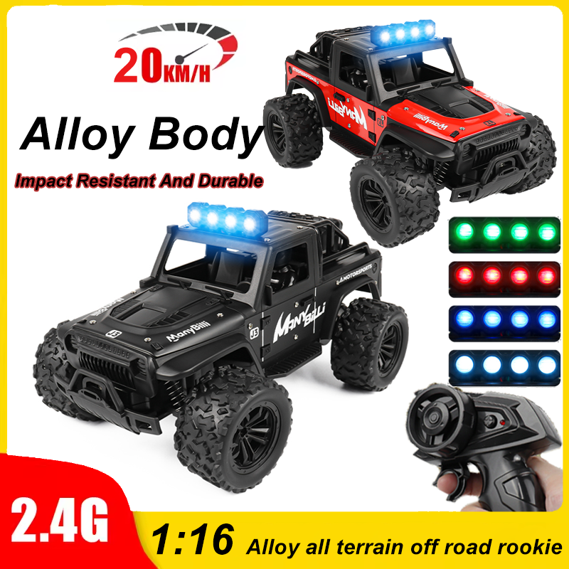 1/16 スケールオフロード RC トラック 2WD 20KmH 高速モンスタートラック耐久性のある全地形リモートコントロール車両子供大人ギフト用