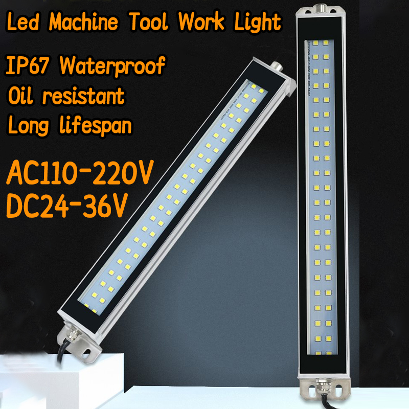 LED 24 〜 230V IP67 工作機械作業灯防水耐油防爆ライト CNC 旋盤ランプワークショップアルミ合金ランプ