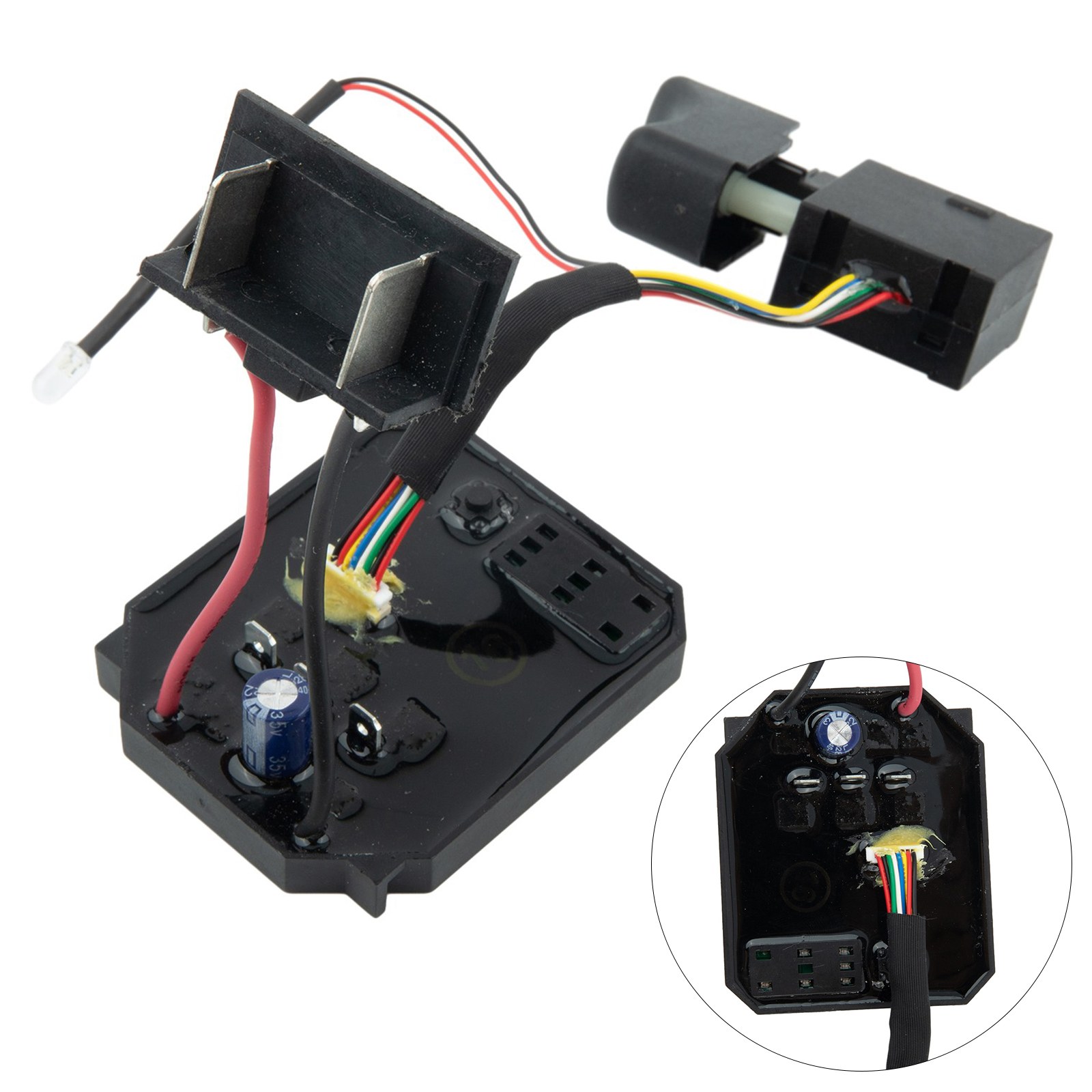 Dayi ため 2106/161/169 ドライブ制御ボードスイッチ 18V 21V ブラシレス電動レンチマザーボード速度スイッチバッテリーパック 5.2x6.2