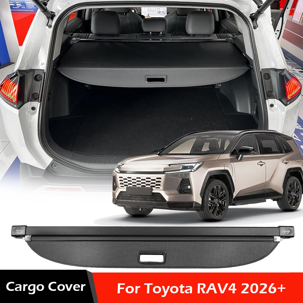 カーゴカバー 新型トヨタ RAV4 2026 リアカーゴプライバシーカバー トランクカバー リアトランクセキュリティシールドシェードアクセサリー