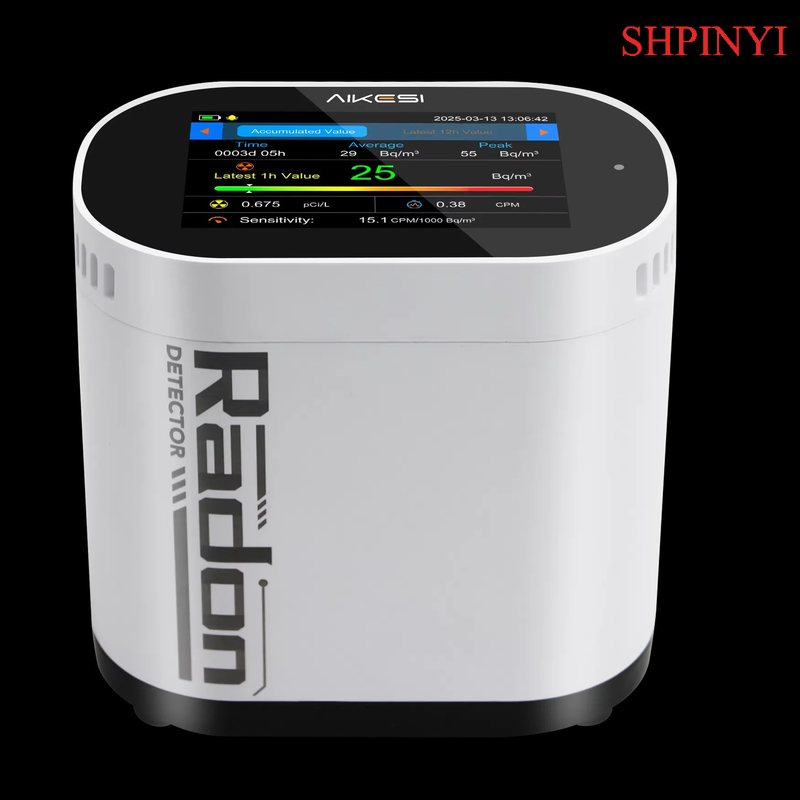 AIKESI RM-70 Radon Detector Ionization Chamber Pulsed Ion Alarm Sensor Home Air Quality Monitor Gas Detectors Smart