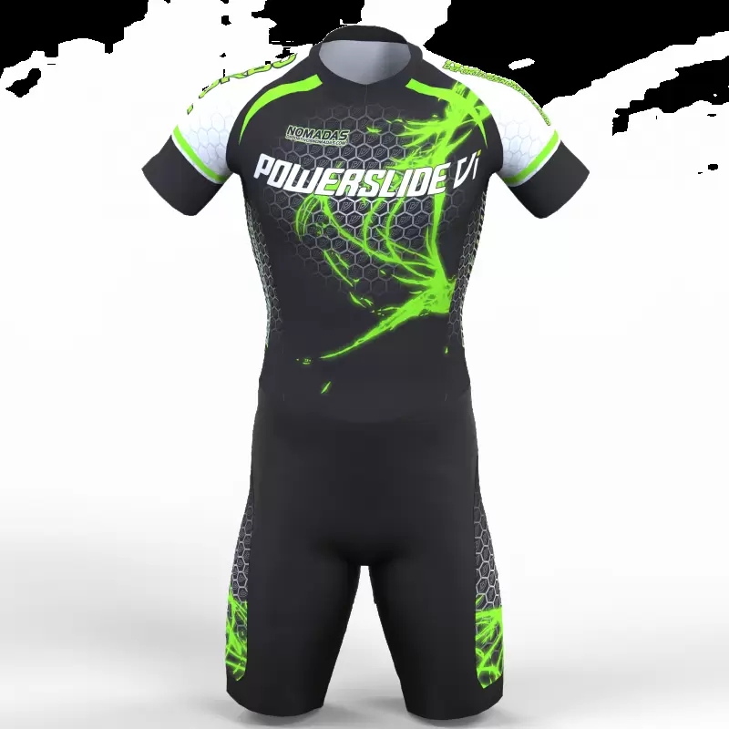 Powerslide スキンスーツチームスピードスケートトライアスロンスーツ男性インラインスピードスケートタイツレーシングスーツ Ropa Ciclismo スケート水泳