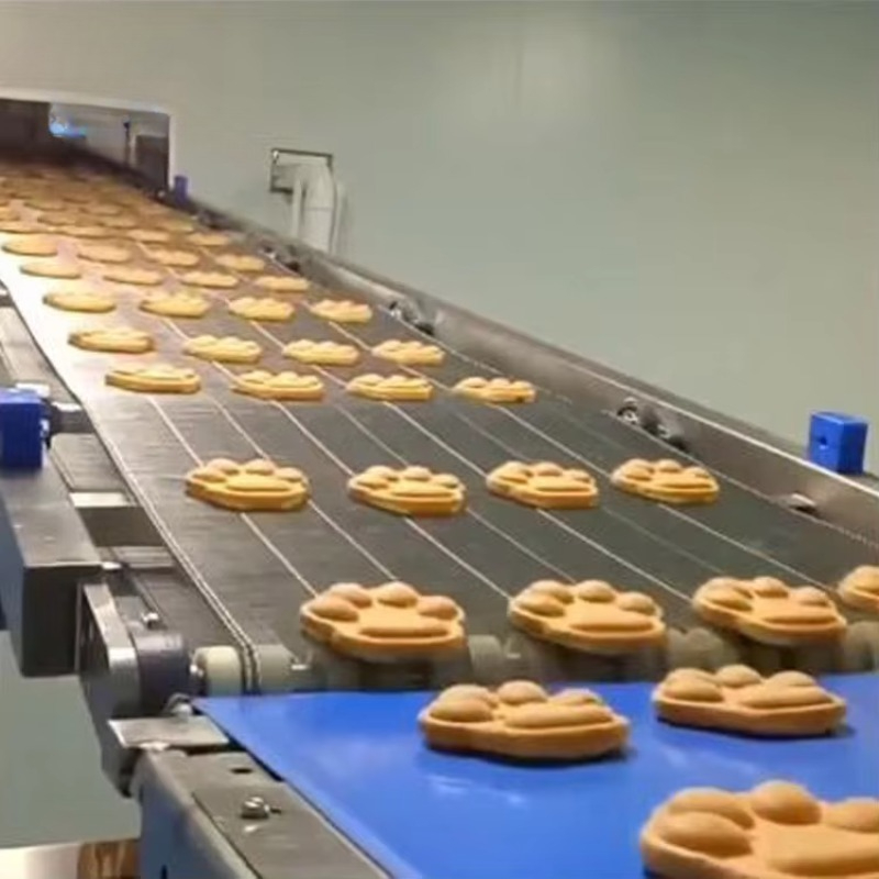 FOODLINE カスタマイズされた猫漫画ワッフルメーカーミニ猫足形状ワッフル製造機自動ソフトワッフル生産ライン