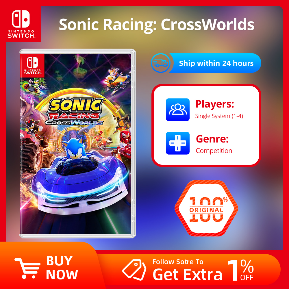 Nintendo Switch ゲーム セール - ソニック レーシング クロスワールド - NS1/NS2 ゲーム カートリッジ 物理カード サポート TV テーブルトップ ハンドヘルド モード