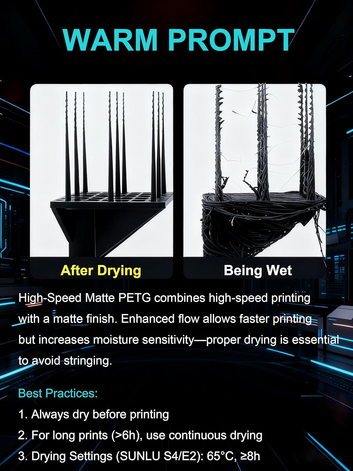 JAYO 10 ロール 3D 高速マット PETG / PLA / PLA プラス 2.0 プリンター フィラメント 1.75mm きれいに巻かれた