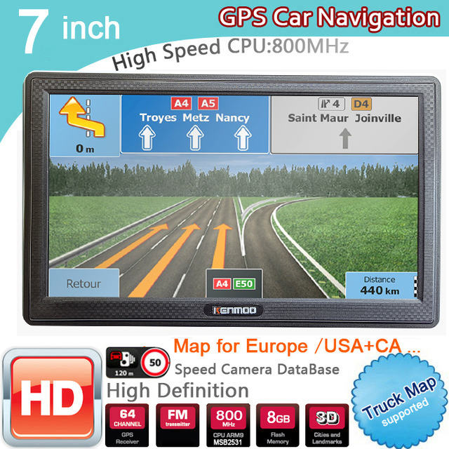 7 インチ HD GPS ポータブル ナビゲーション 2026 マップ ヨーロッパ ロシア 車 トラック キャンプ キャラバン ナビゲーター Sat Nav 無料アップデート T70B