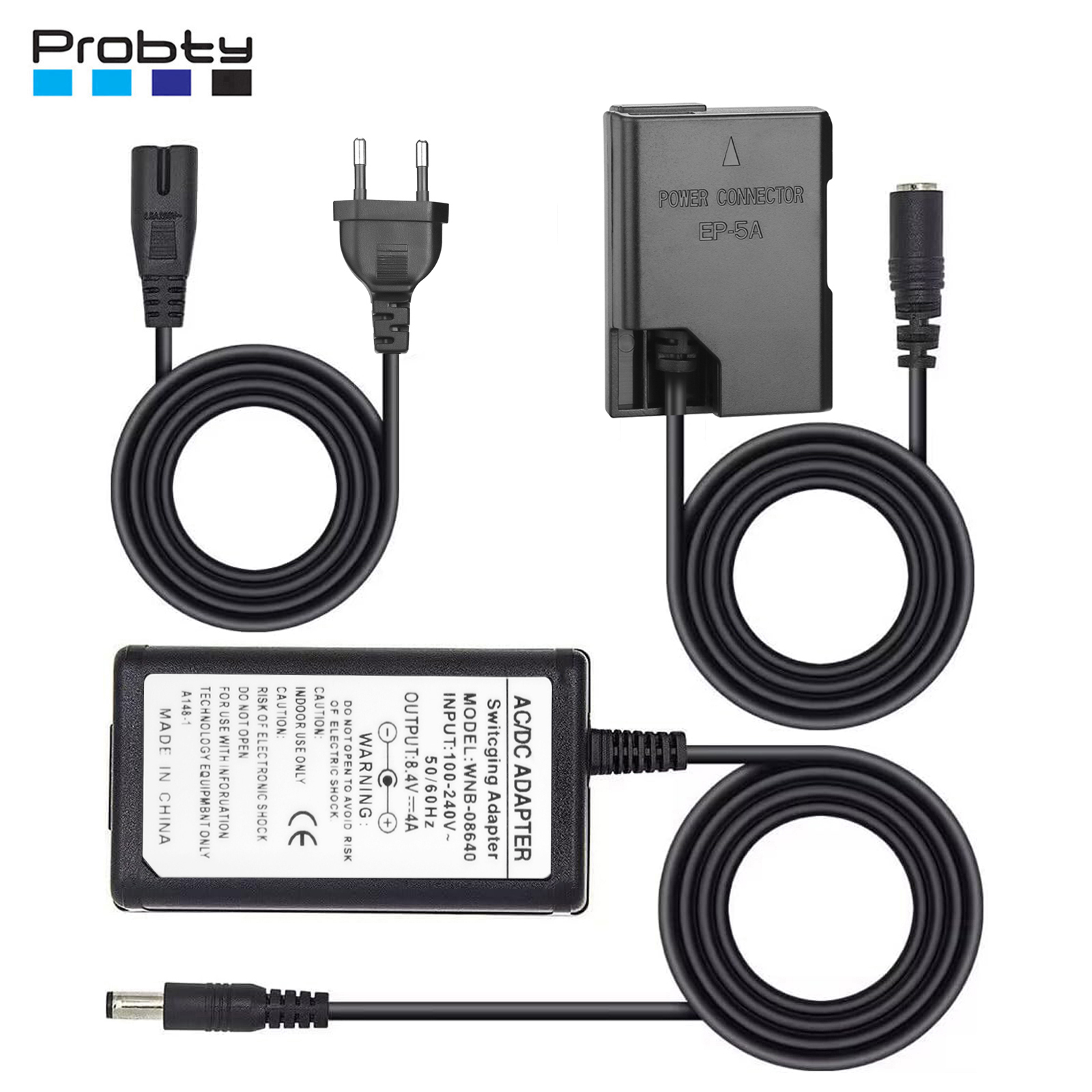 新しい EN-EL14 EL14A EP-5A ダミーバッテリー AC/DC 電源アダプタニコン D3200 D3300 D3400 D3500 D5100 D5200 D5300 D5500 D5600