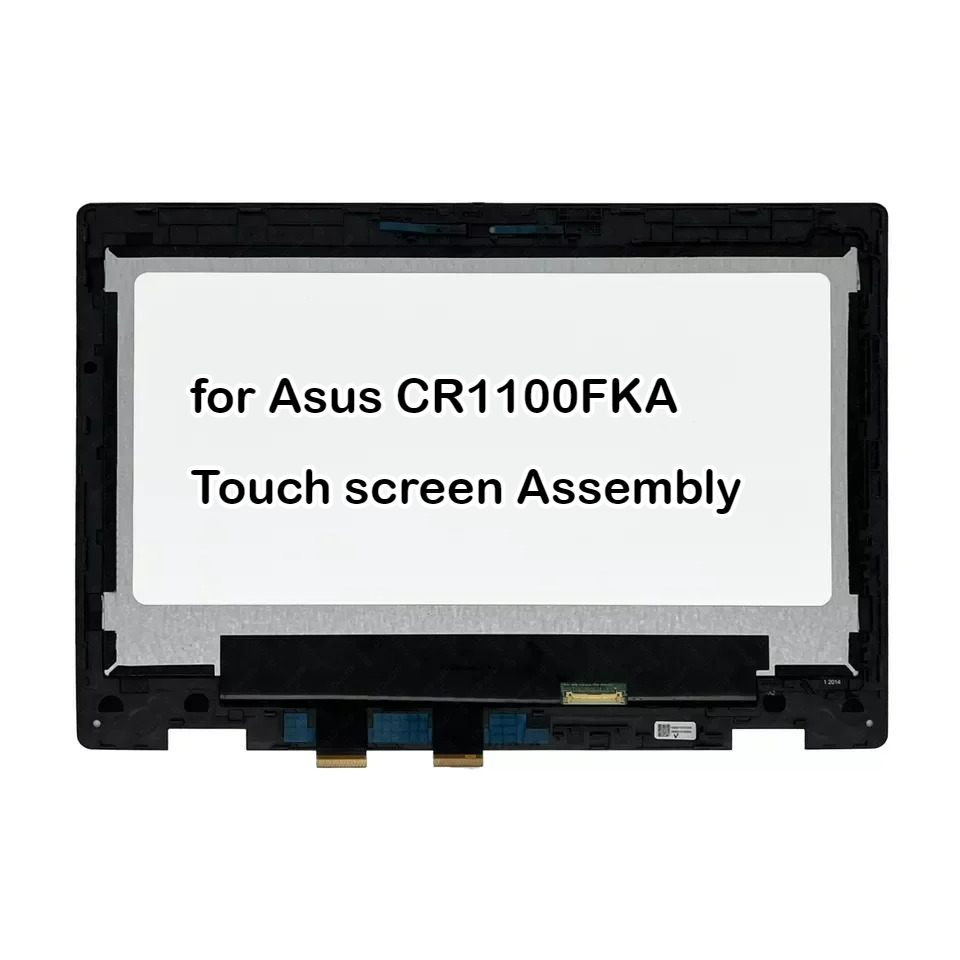 90NX03A1-R20010 11.6インチ Asus Chromebook フリップ CR1100FKA タッチスクリーンデジタイザー LCD LED ディスプレイアセンブリ フレーム付き HD 1366x768