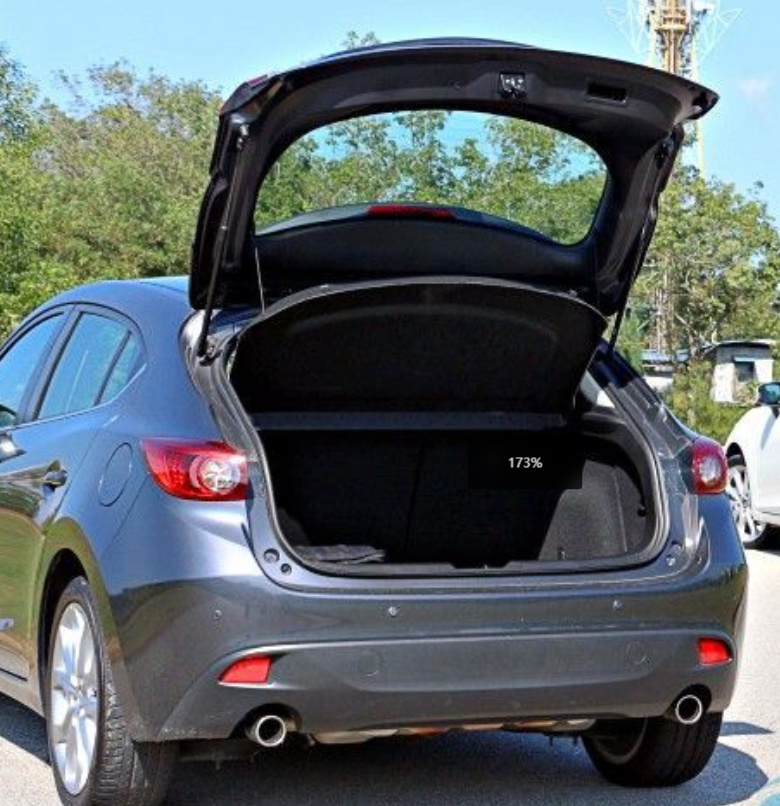 Rear Tailgate Auto Struts With Spring For Mazda3 Axela Hatchback 3rd Gen 2013-2018 Trunk Boot Lift Support Shock Absorber Damper