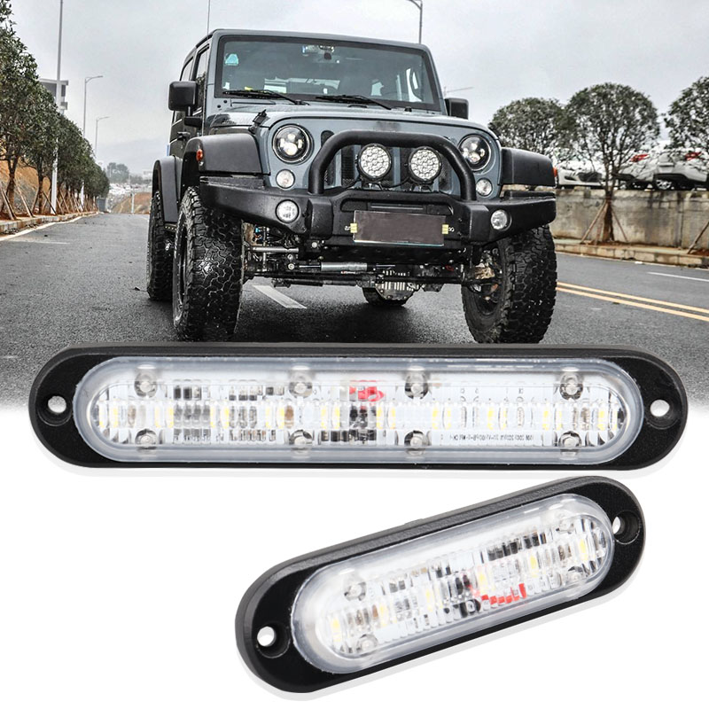 ミニ Led ライトバー 6000K 車作業信号ランプ警告非常灯ユニバーサル車両 Coche 自動 Led ライトオールインワン