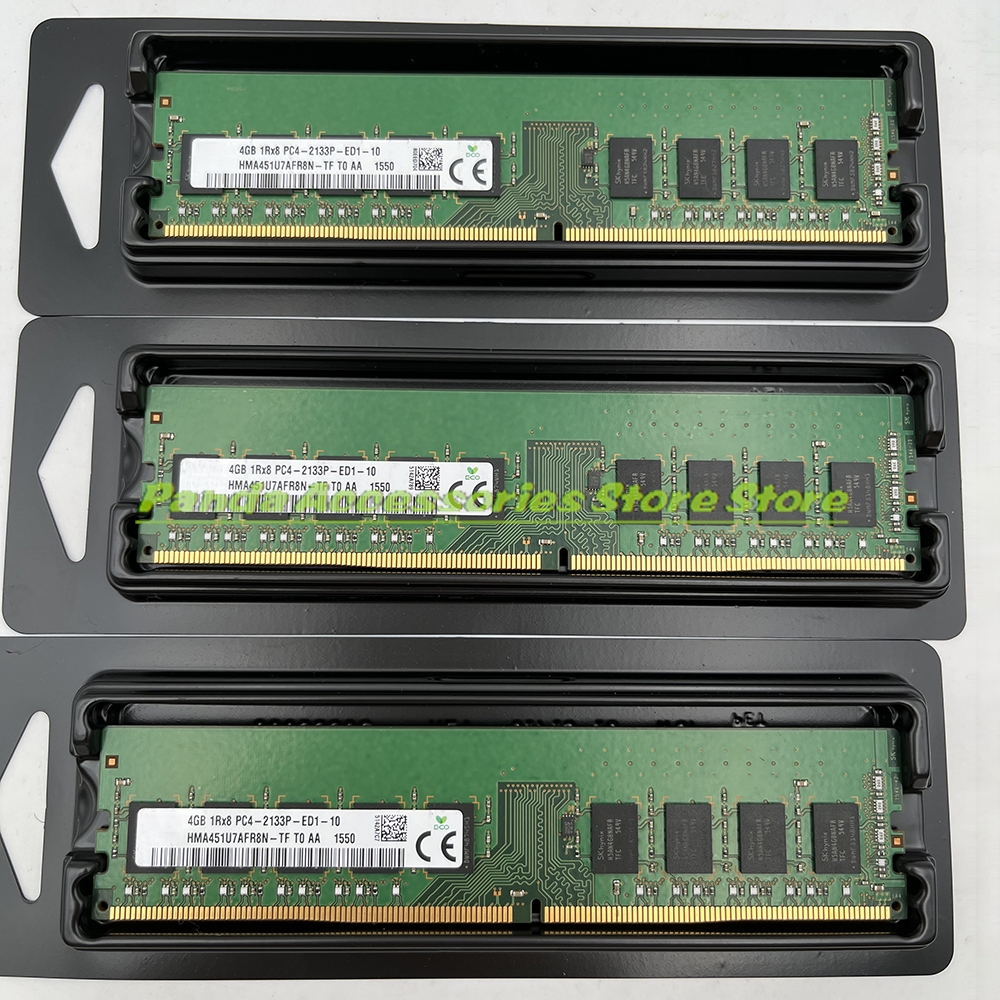 1個 RAM 4GB 4G 1RX8 PC4-2133P-ED1 DDR4 2133 ECC UDIMM メモリ 高品質
