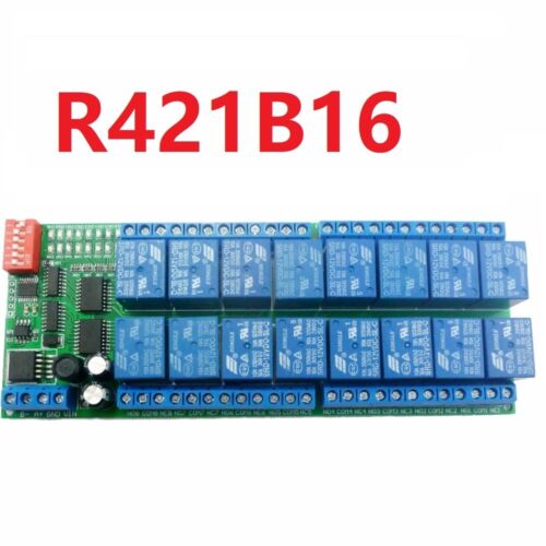 DC 12V RS485 Rtu リレー 16Ch PLC Modbus バスリモートコントロールスイッチモード